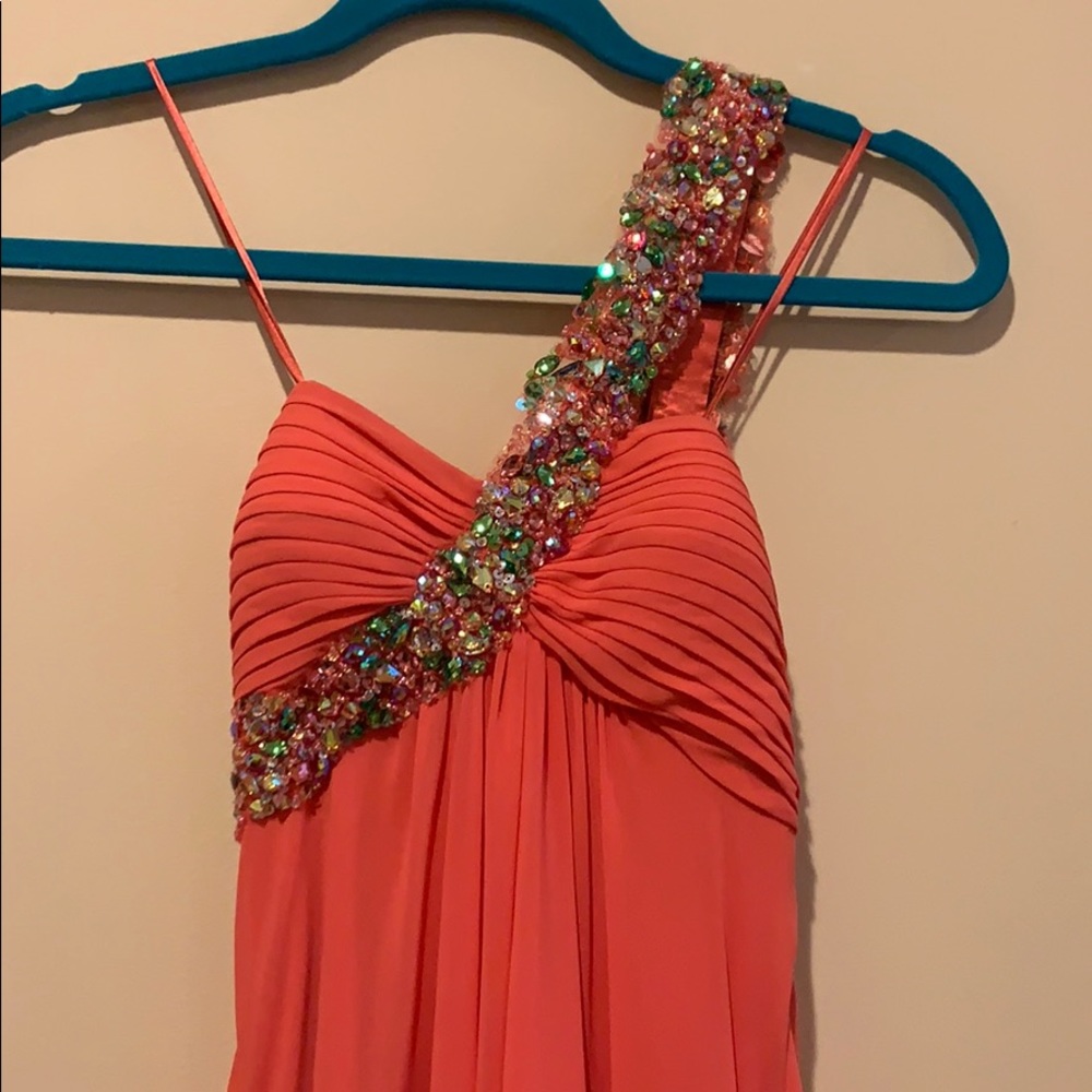 Pink prom dress size 0